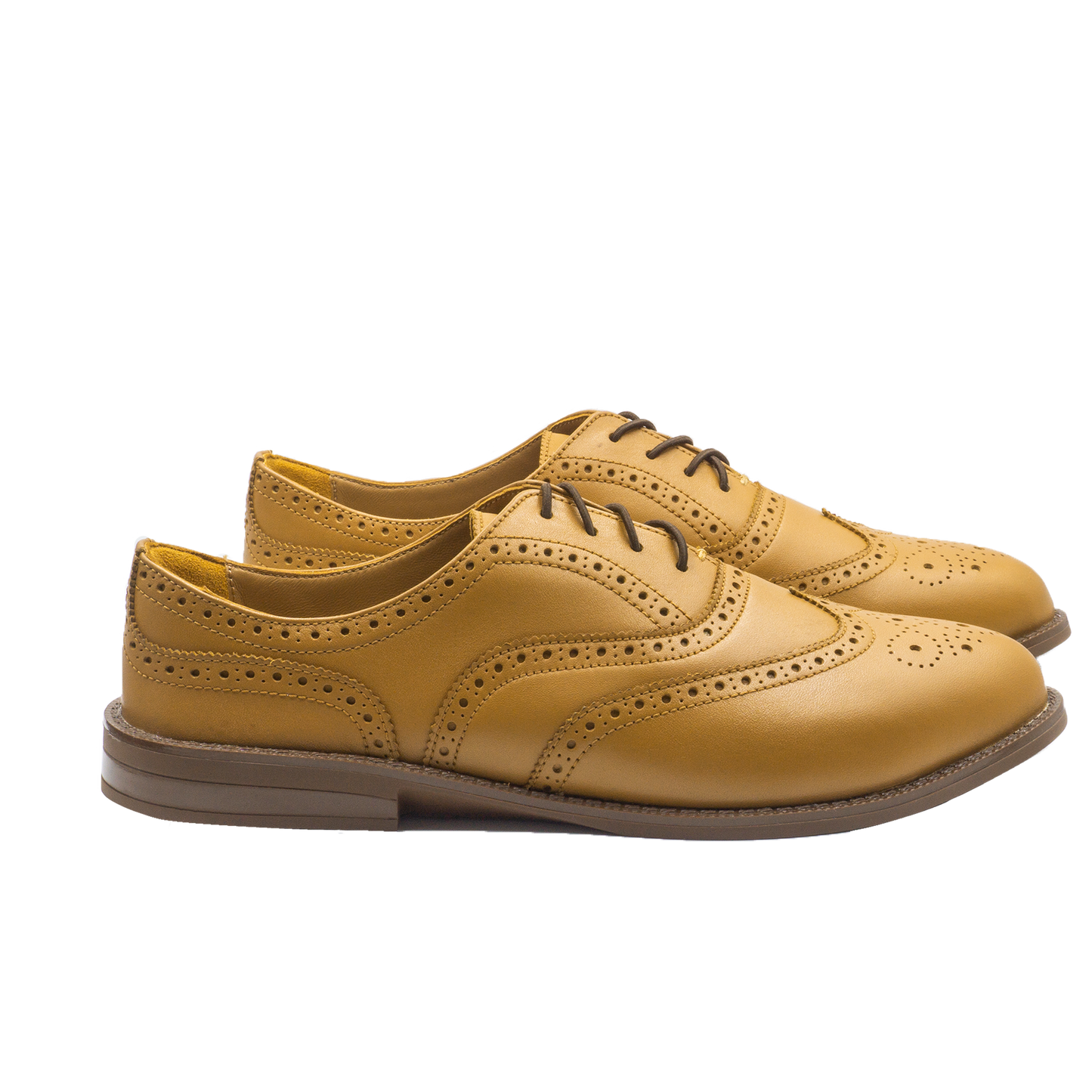 VICTORIA Wingtip Oxfords, Brown Colors (Outlet)